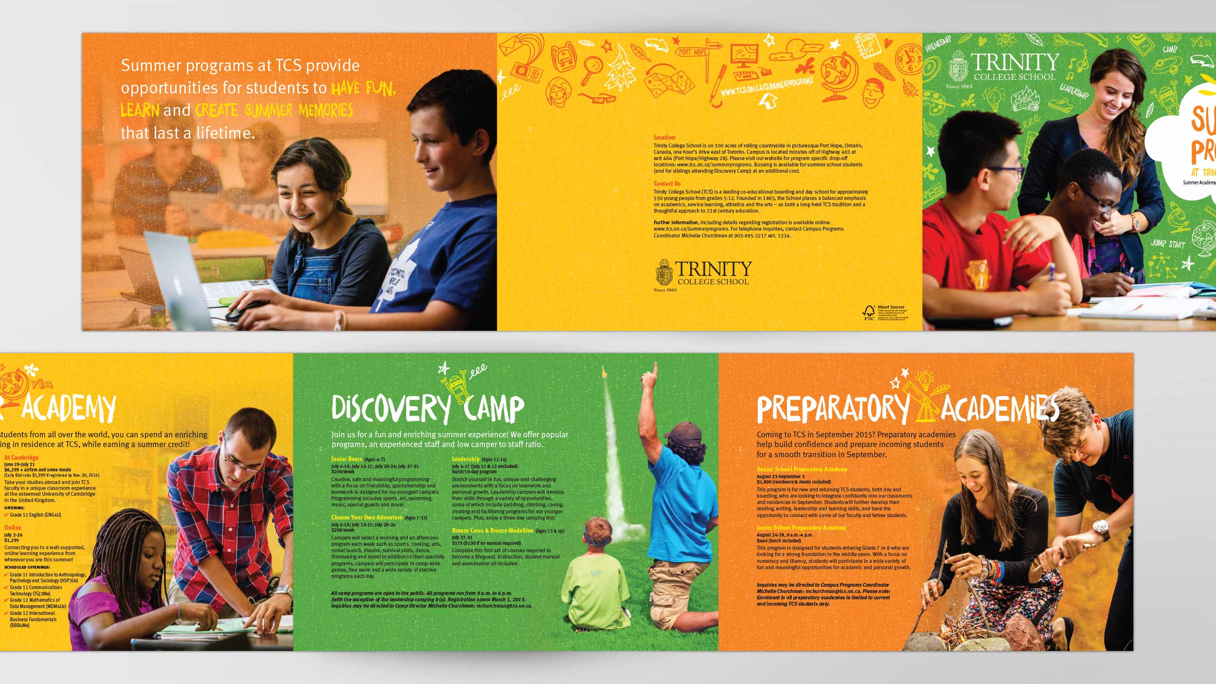 Summer Programs at TCS brochure