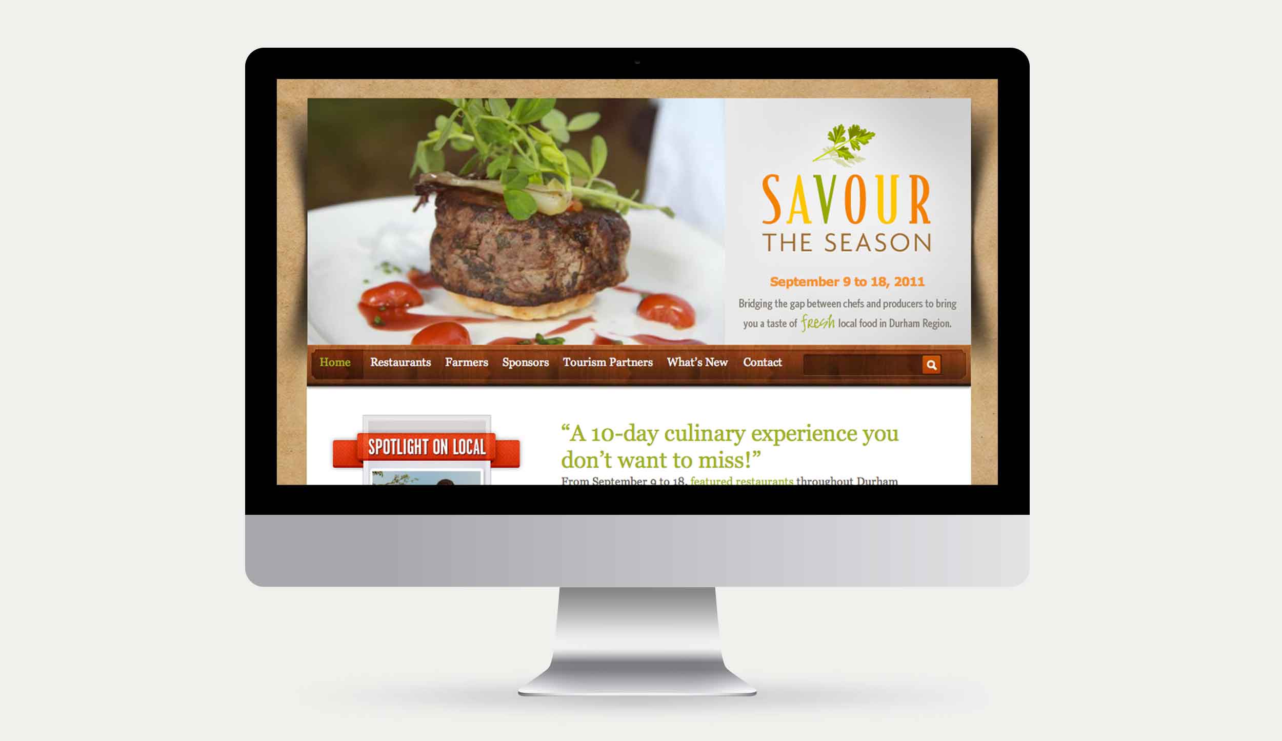 Savour the Season Website