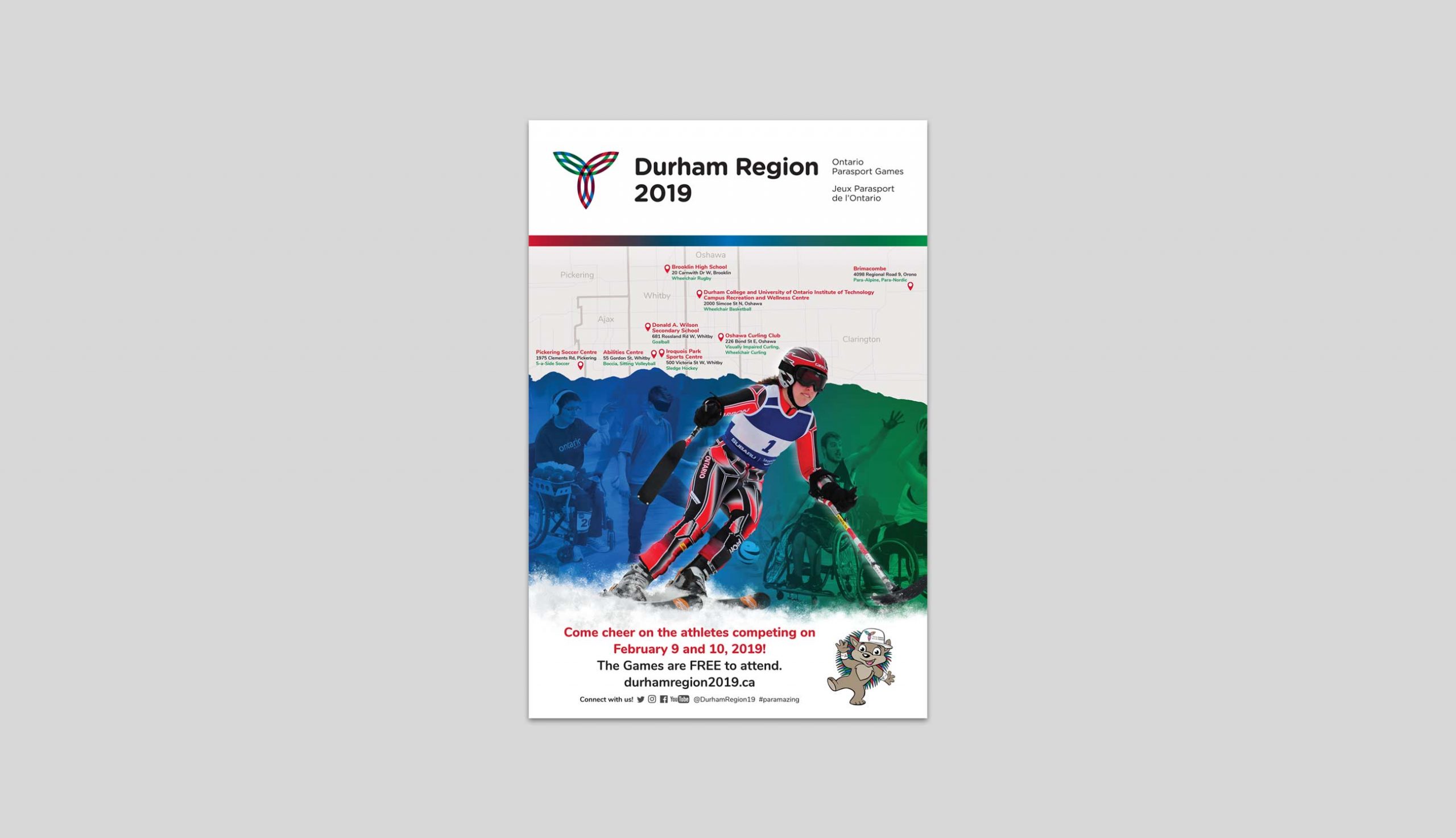 Durham Region Parasport Games poster