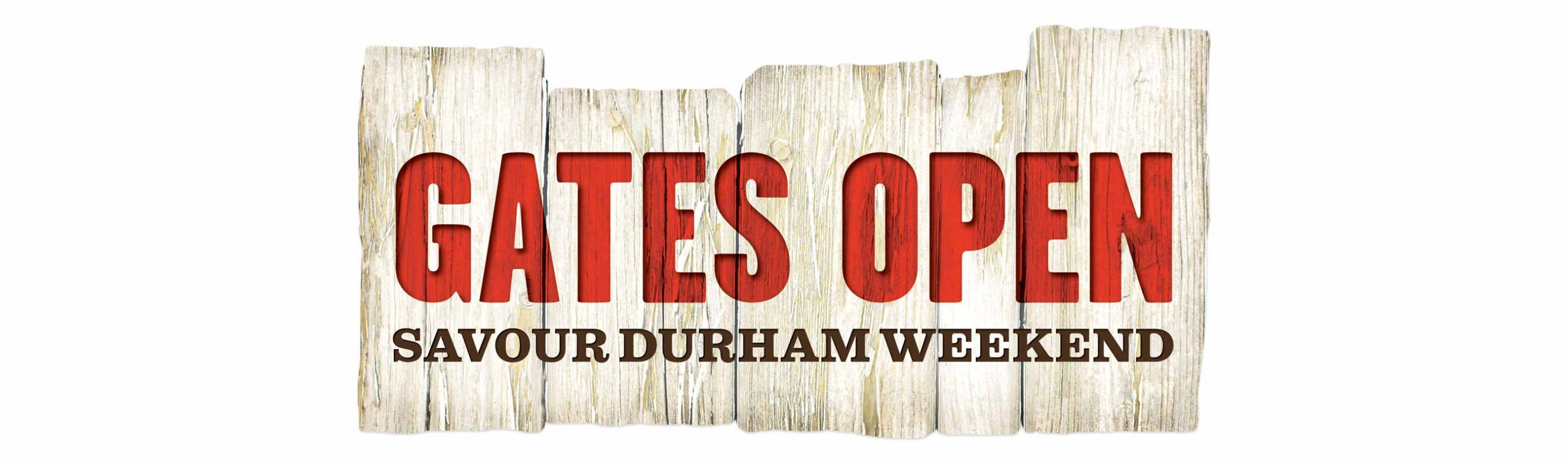 Gates Open - Savour Durham Weekend logo