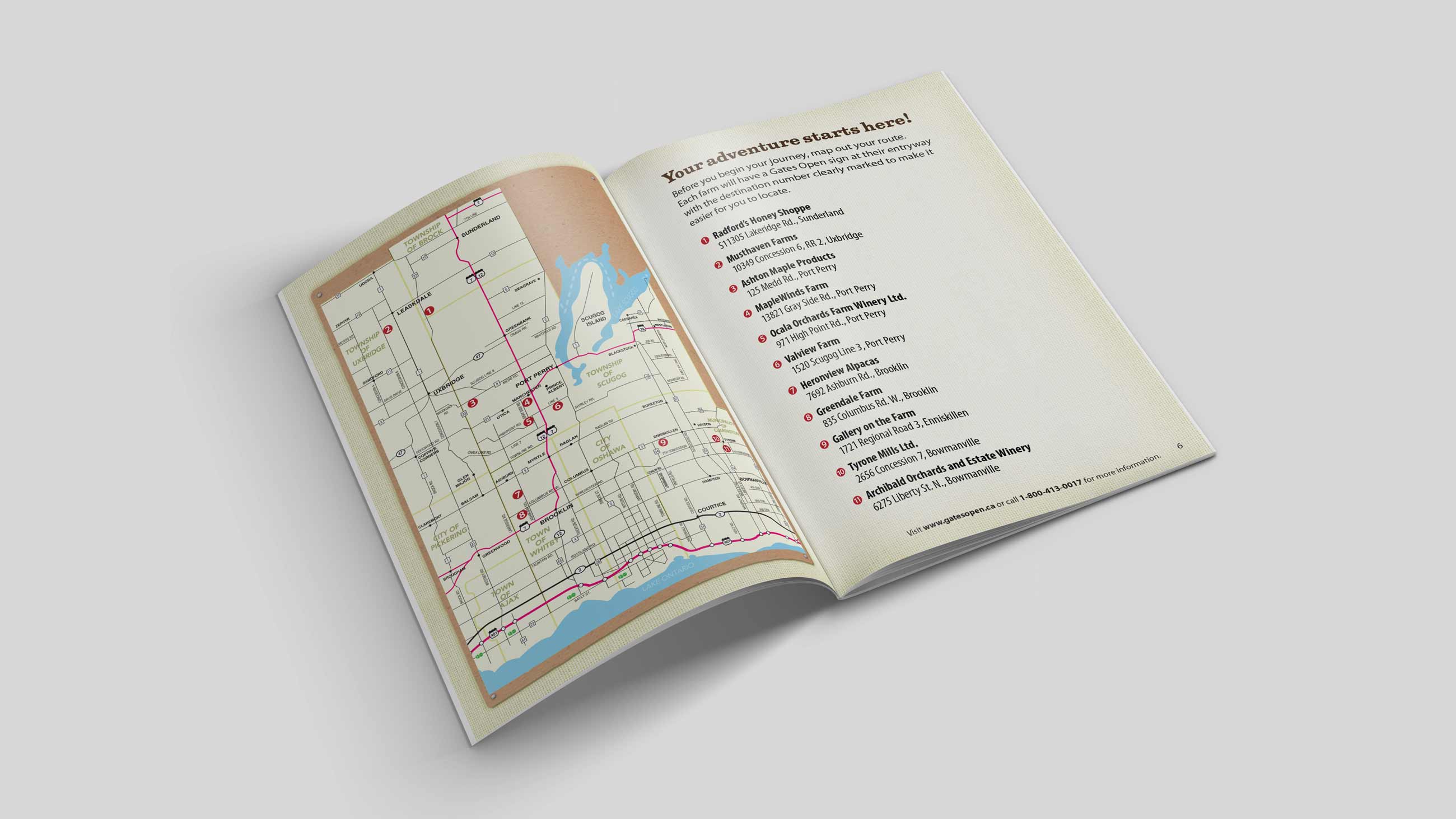 Gates Open Passport brochure pages